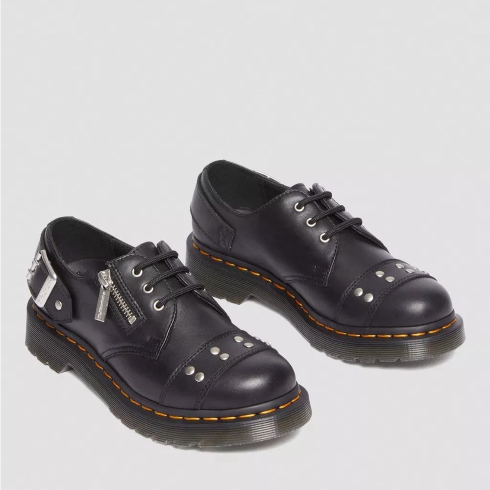 Dr Martens 1461 Black HDW Lapacho Leather Oxford Shoe